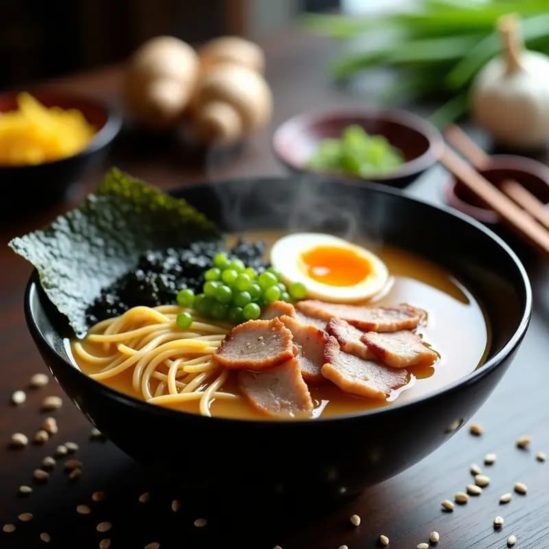 Ramen Japonés de Cerdo Desmenuzado y Huevo Marinado: Receta Auténtica en 1 Hora
