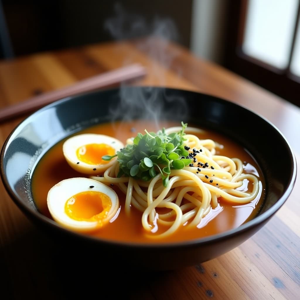 Ramen de Coliflor y Hongos Shimeji: Receta Keto en Thermomix con Caldo de Huesos