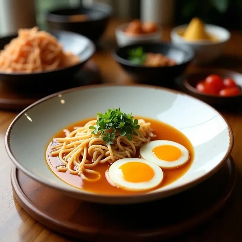 Ramen de Miso con Huevos Marificados y Narutaki: Receta Japonesa Casera