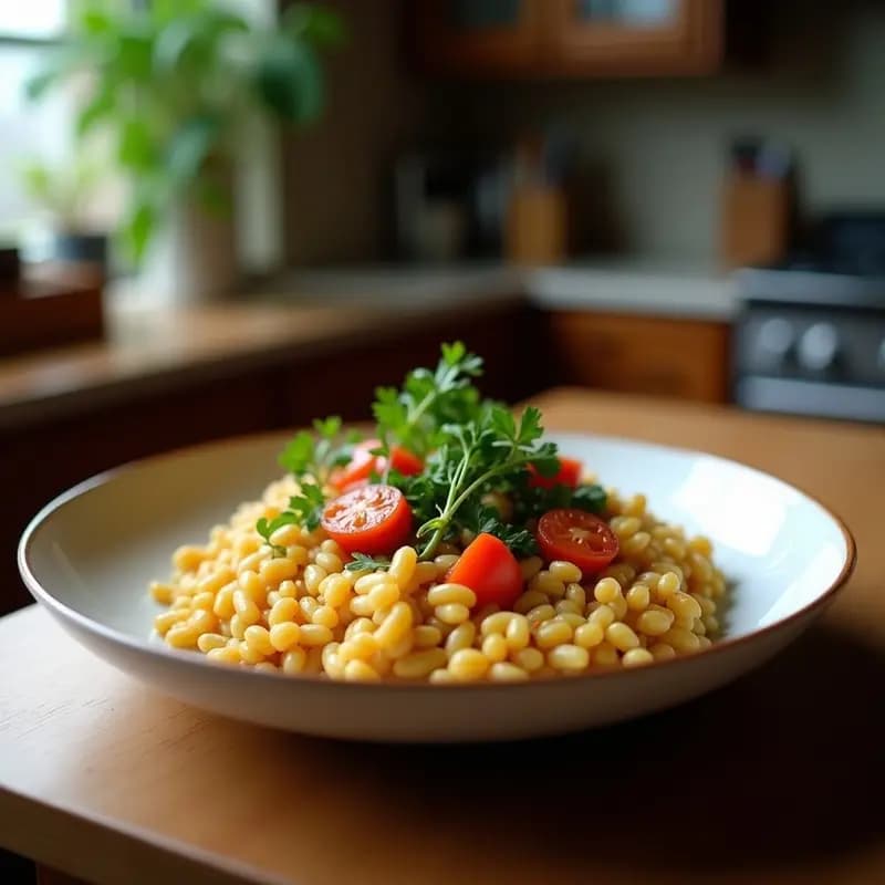 Risotto de Verduras Asadas en Airfryer: Receta Rápida y Sin Aceite para Cenar Saludable