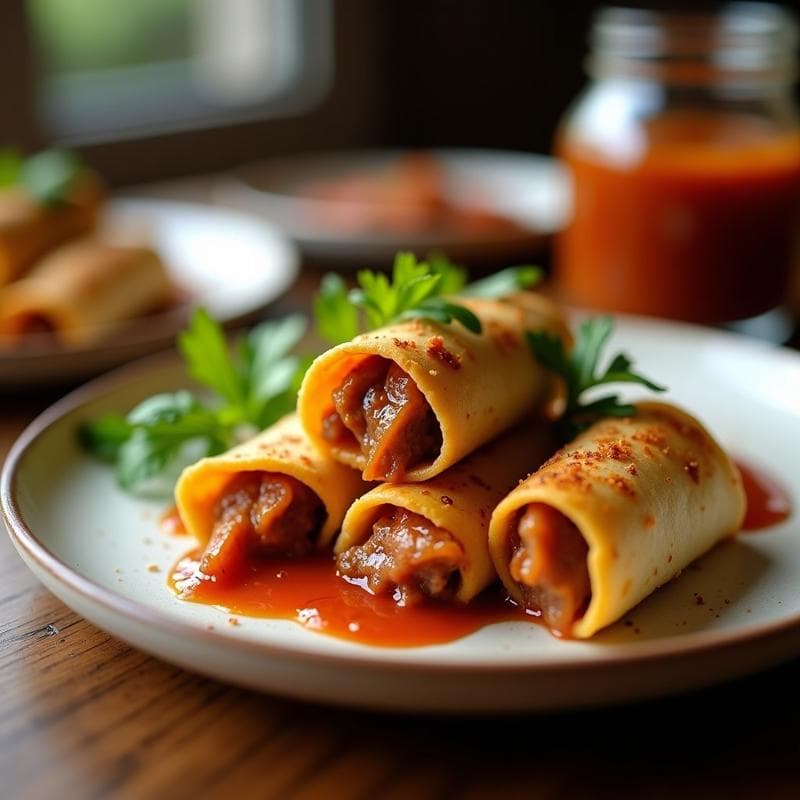 Rollitos de Lechuga con Carne de Res Marinada y Salsa de Tamarindo: Receta Vietnamita en 20 Minutos