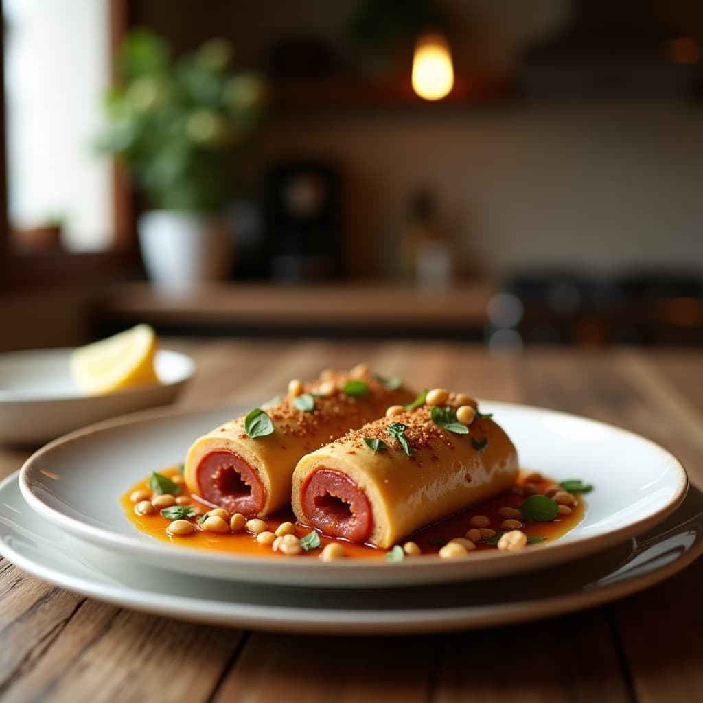 Rollitos de Lomo de Cerdo con Ciruelas y Nueces: Receta Francesa en Olla Lenta y Gourmet