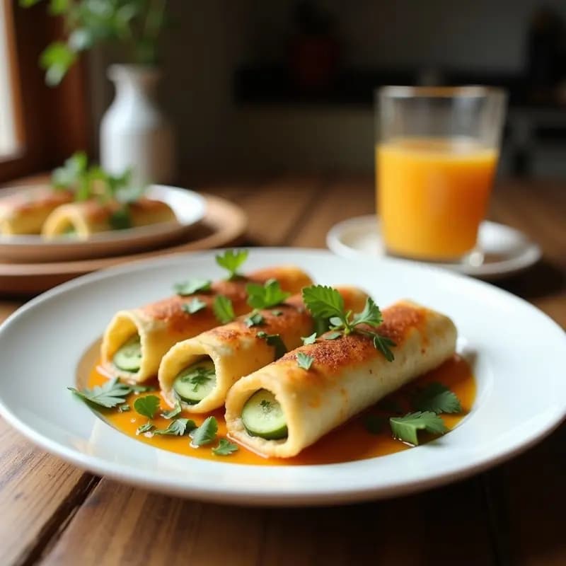 Rollitos de Pepino con Salmón Ahumado y Crema de Eneldo: Entrante Nórdico Sin Cocción
