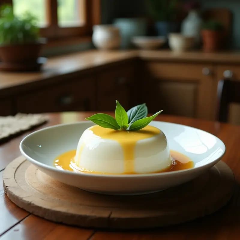 Sago Gula Melaka con Leche de Coco y Hojas de Pandan: Postre Singapurense Vegano en 15 Minutos