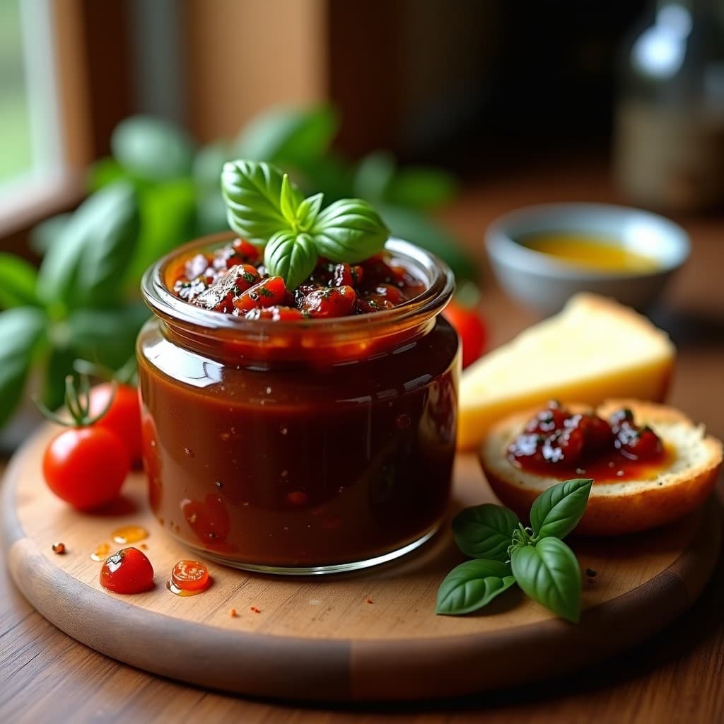 Salsa de Ajo Negro y Tomates Secos: Receta Española en Thermomix para Aperitivos Gourmet
