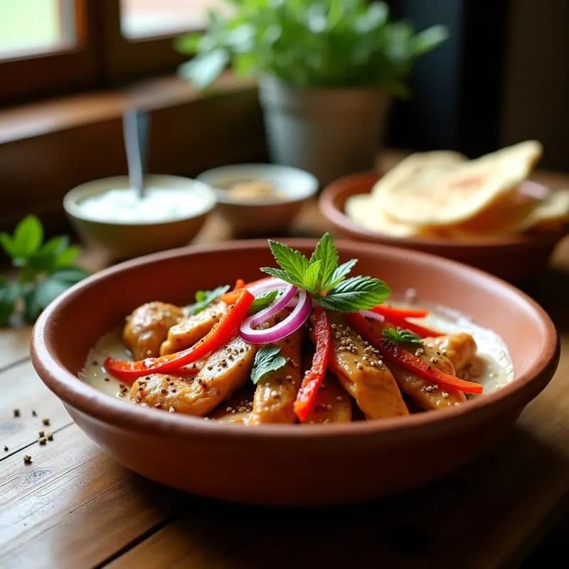 Shawarma de Pollo al Yogur: Receta Árabe en Olla Rápida con Especias Auténticas