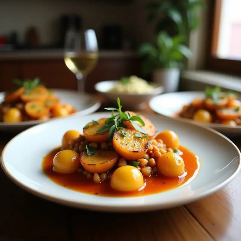 Skordalia Griega con Patatas y Ajo: Salsa Tradicional para Acompañar en 15 Minutos