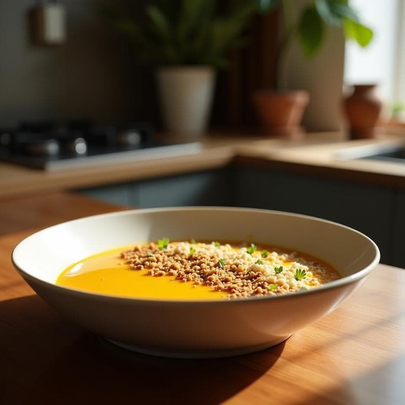 Smoothie Bowl de Mango y Turmérico con Granola de Quinoa: Desayuno Antinflamatorio Sin Gluten