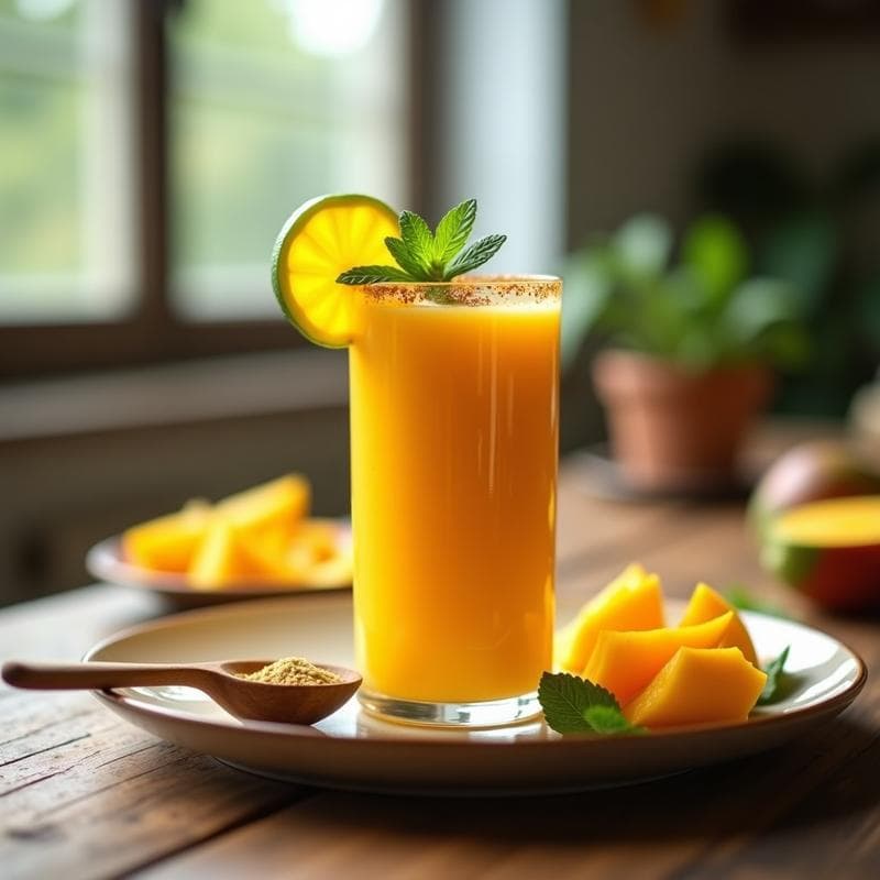 Smoothie de Kakadu y Mango: Bebida Australiana con Toque Exótico y Vitaminado