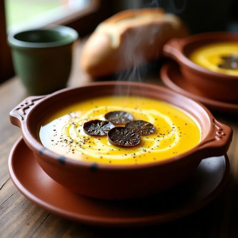 Sopa de Ajo Castellano con Trufa Negra: Receta Reconfortante en 20 Minutos