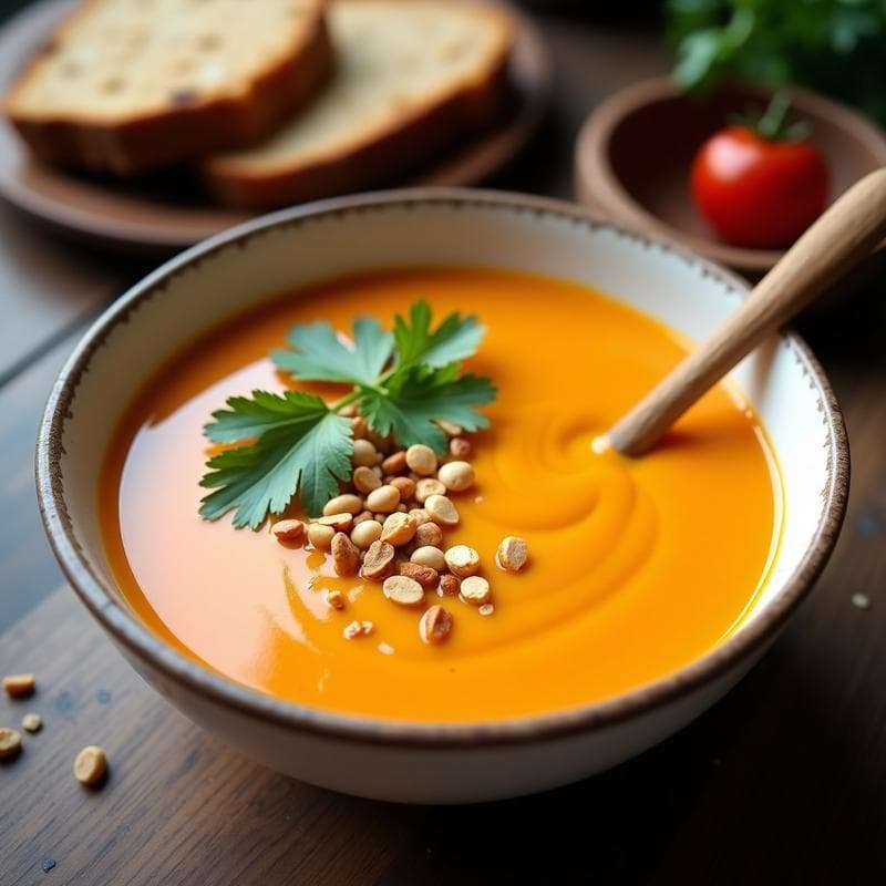 Sopa de Camote y Cacahuete: Receta Vegana en Thermomix y Alta en Vitamina A