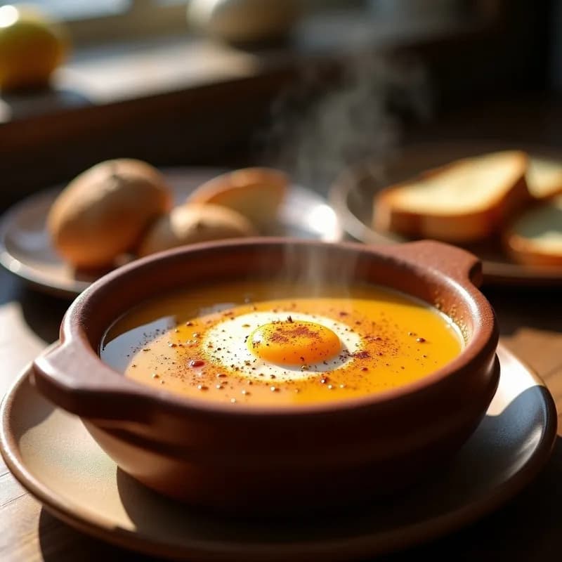 Sopa de Ajo Artesanal: Receta en Thermomix con Toque a Leña en 20 Minutos