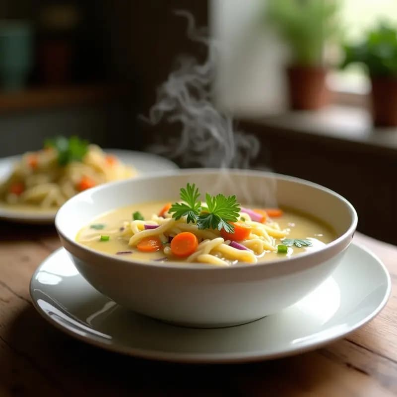 Sopa de Fideos Vario con Coliflor: Receta Rápida en Airfryer y Sin Gluten