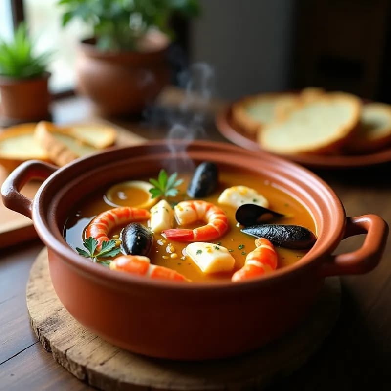 Sopa de Pescado y Mariscos Andaluz: Receta Tradicional con Toque Costero