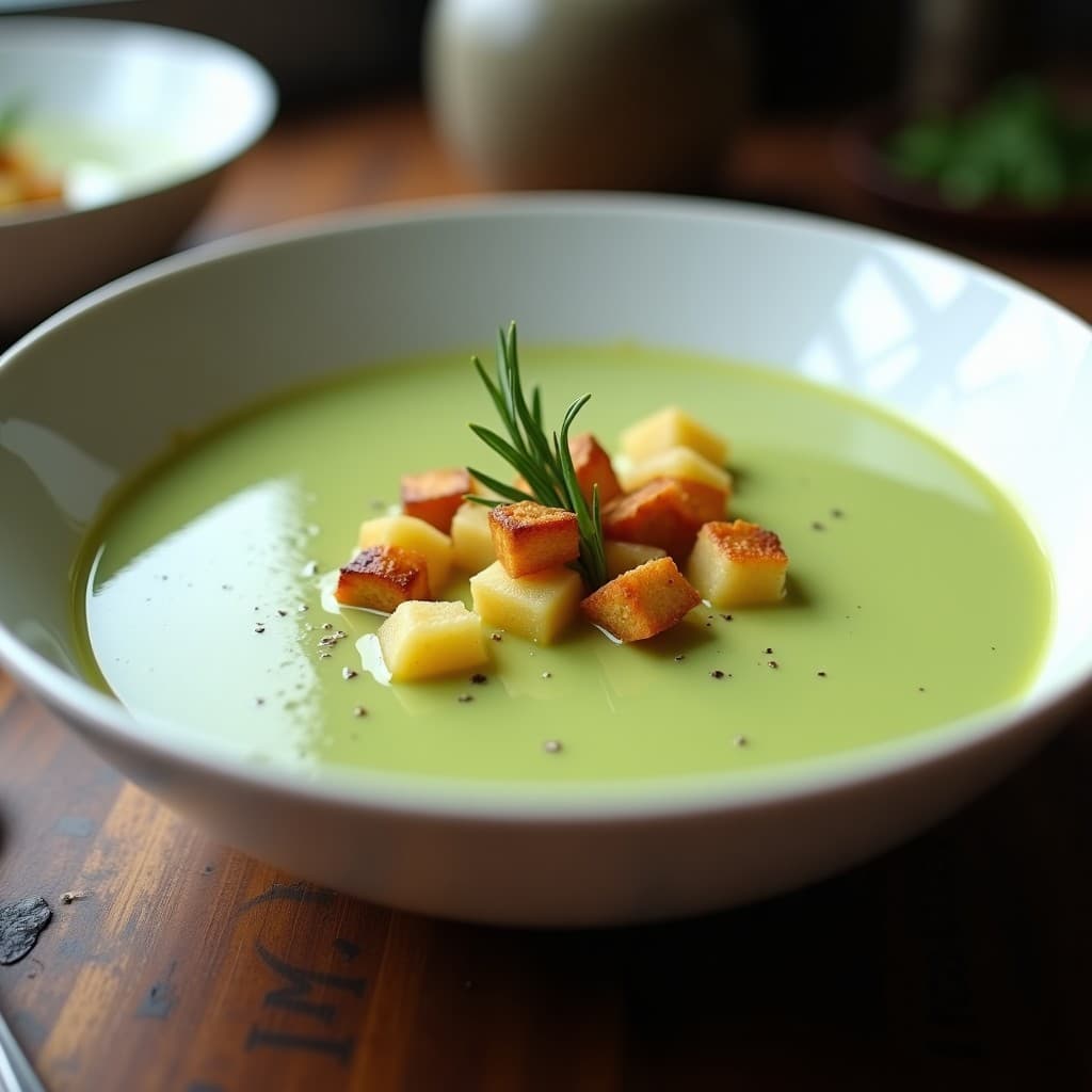 Sopa de Diente de León y Patata con Crutones de Pan de Espelta: Receta Depurativa en Thermomix