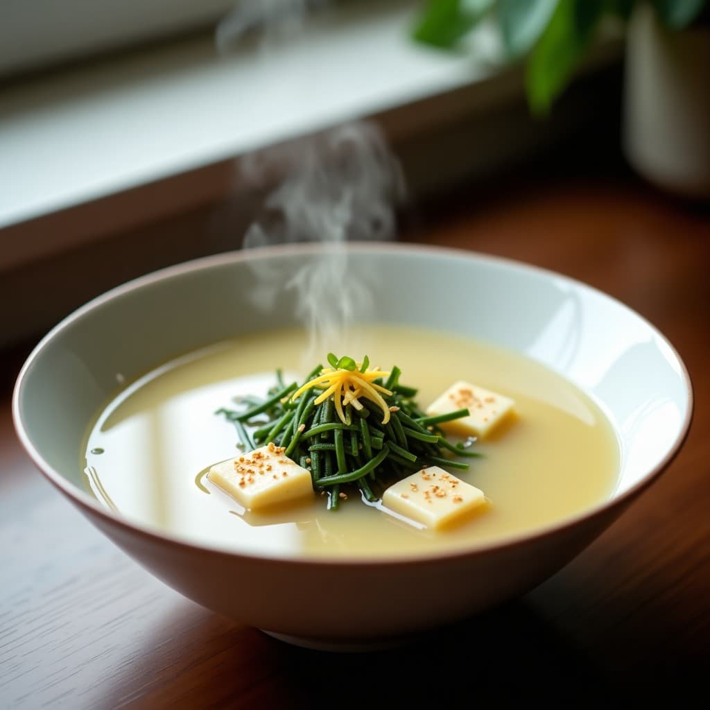 Sopa de Misio con Tofu Sedoso y Wakame: Receta Japonesa Depurativa en 15 Minutos