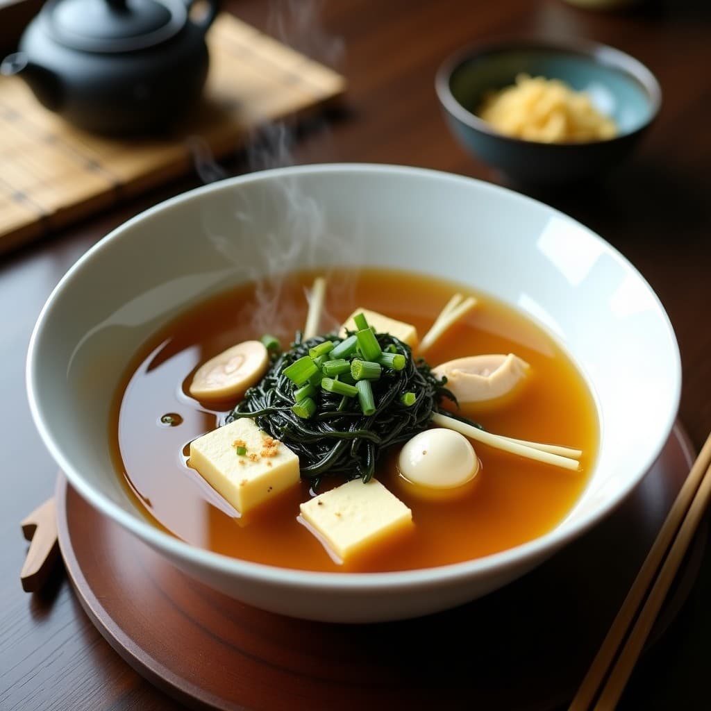 Sopa de Misos con Hongos Enoki y Tofu: Receta Japonesa Detox y Baja en Calorías