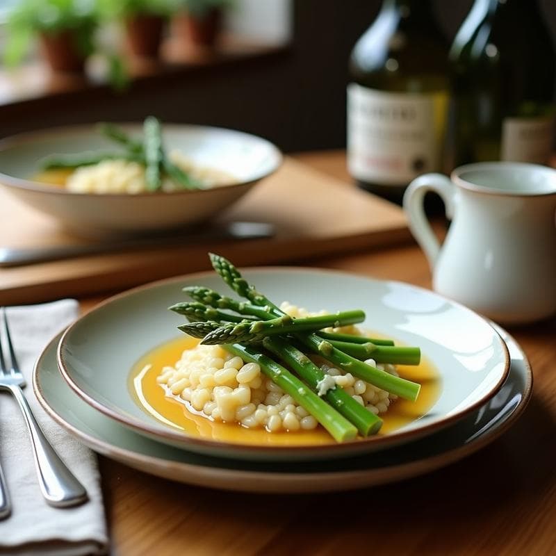 Sopa de Tom Kha con Espárragos trigueros: Receta Tailandesa Vegana en Olla Lenta