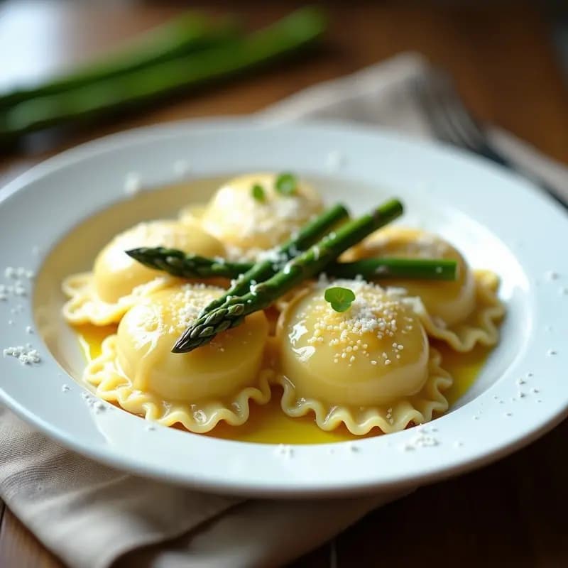 Sorrentinos de Ricotta y Espárragos: Receta Argentina en Thermomix
