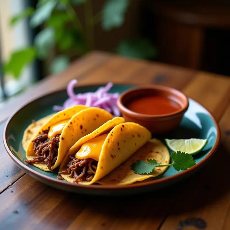 Taco de Birria Estilo Quesabirria con Consomé para Mojar: Receta Mexicana que Engancha
