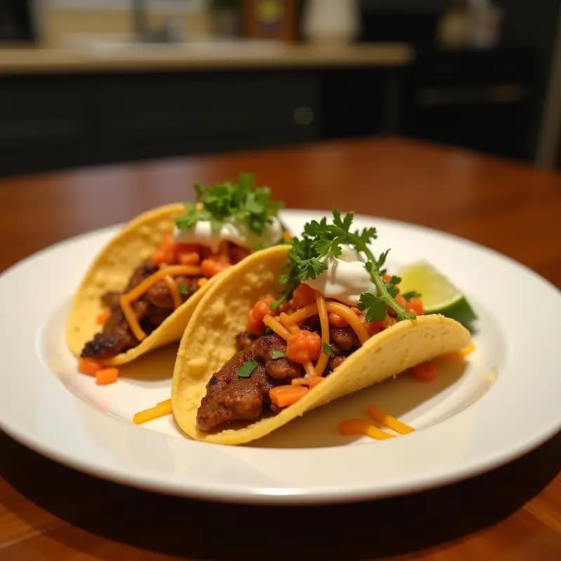 Tacos Al Pastor Coreanos con Ananás y Kimchi: Fusión Mexicana Coreana en 30 Minutos