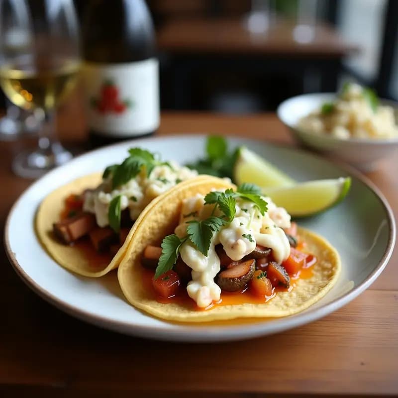 Tacos de Alga Nori y Ceviche de Corvina: Receta Keto Sin Carbohidratos en 15 Minutos