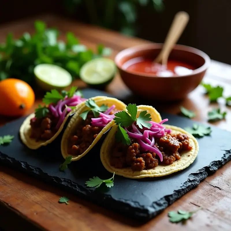 Tacos de Birria con Consomé y Cebolla Morada: Receta Mexicana de Moda en 2024