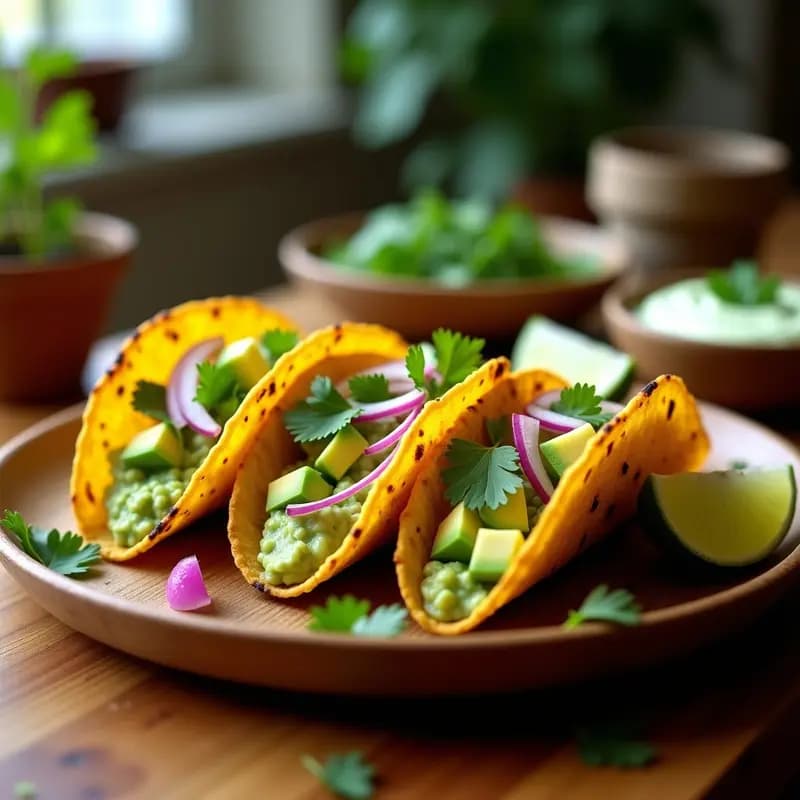 Tacos de Chlorella y Queso de Anacardos: Receta Vegana Alta en Hierro en Airfryer
