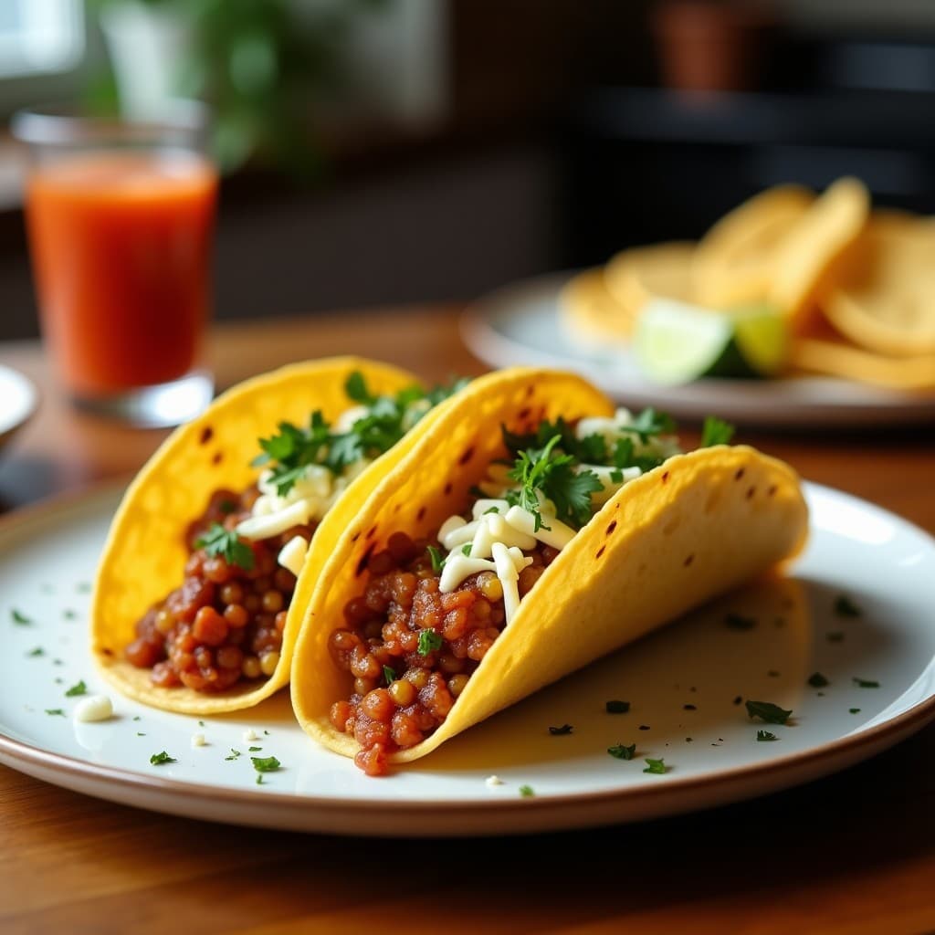 Tacos de Coliflor Asada y Queso Vegano: Receta Keto con Salsa de Chipotle y Ajo Negro