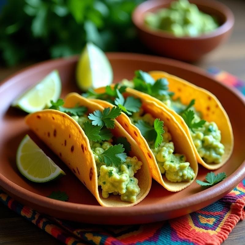 Tacos de Coliflor Crujiente con Guacamole de Pepino: Receta Mexicana Keto y Sin Gluten