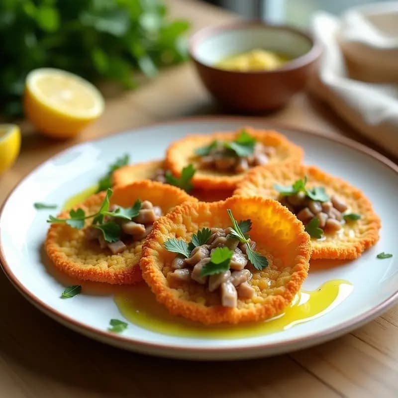 Tacos de Corazón de Palma y Anchoas: Receta Brasilera Keto en Airfryer con Toque Umami