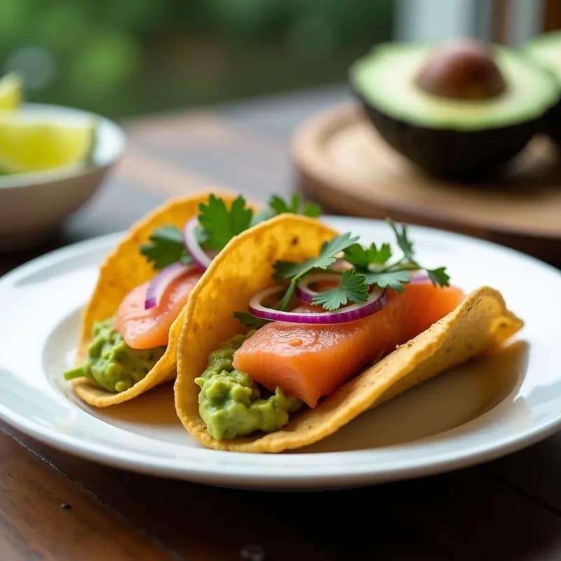 Tacos Dorados de Aguacate y Pescado Ahumado: Receta Crujiente en 20 Minutos