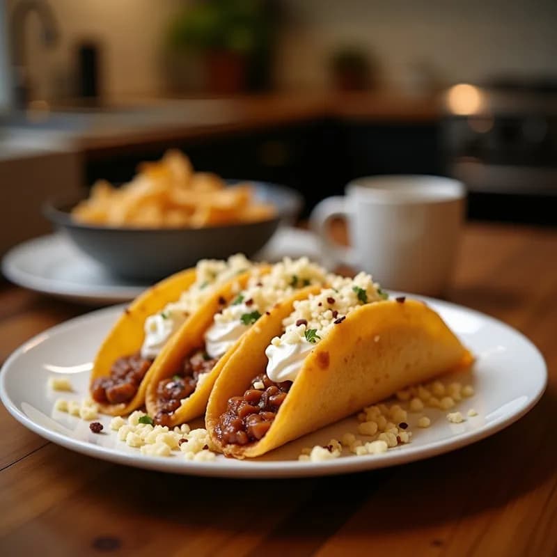 Tacos Dorados de Café con Leche: Receta Crujiente y Aromática en 25 Minutos
