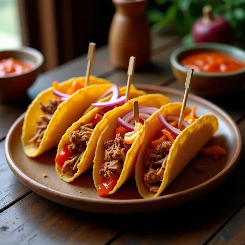 Tacos Dorados con Café y Especias Yucatecos: Receta Auténtica en 30 Minutos