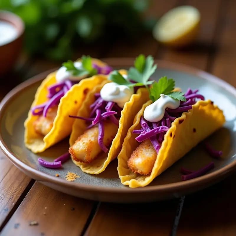 Tacos Dorados de Bacalao: Receta Crujiente y Rápida en Airfryer para Cenas Saludables