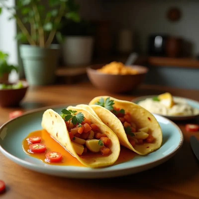 Tacos Dorados de Quirquincho: Receta en Airfryer con Relleno Crujiente y Salsa de Ají Amarillo