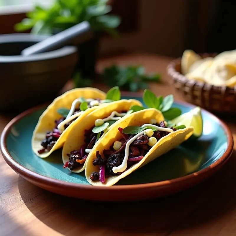 Tacos de Huitlacoche con Queso Oaxaca: Receta Tradicional Mexicana en 30 Minutos