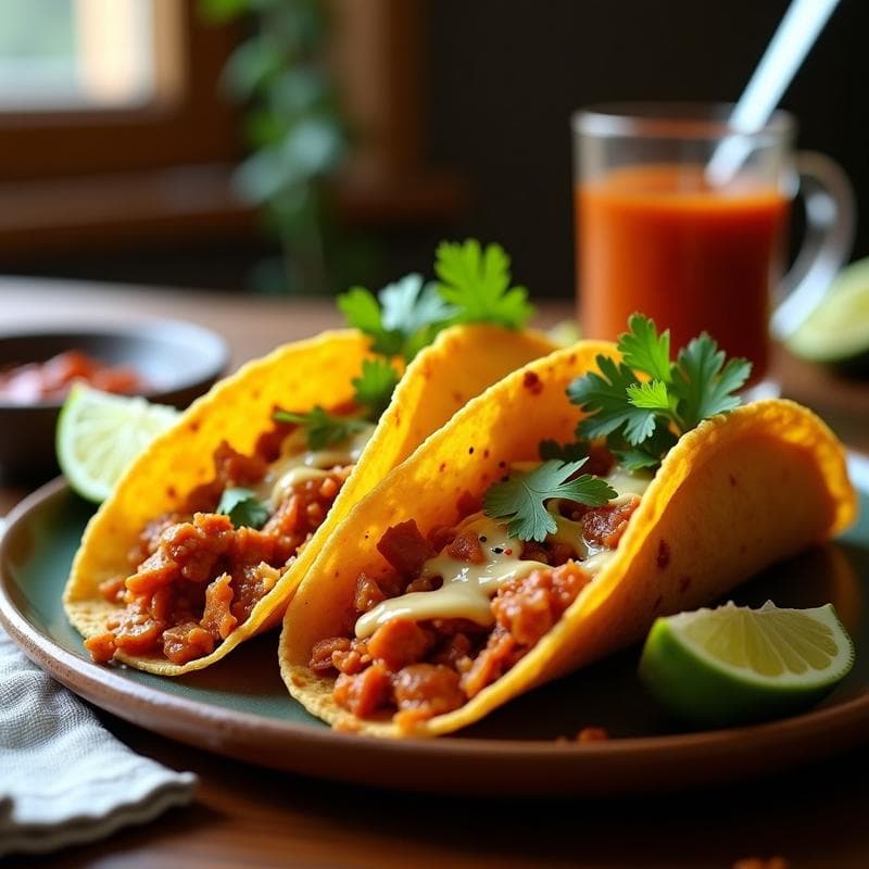 Tacos Quesabirria Veganos: Receta en Airfryer Sin Lácteos y Crujientes