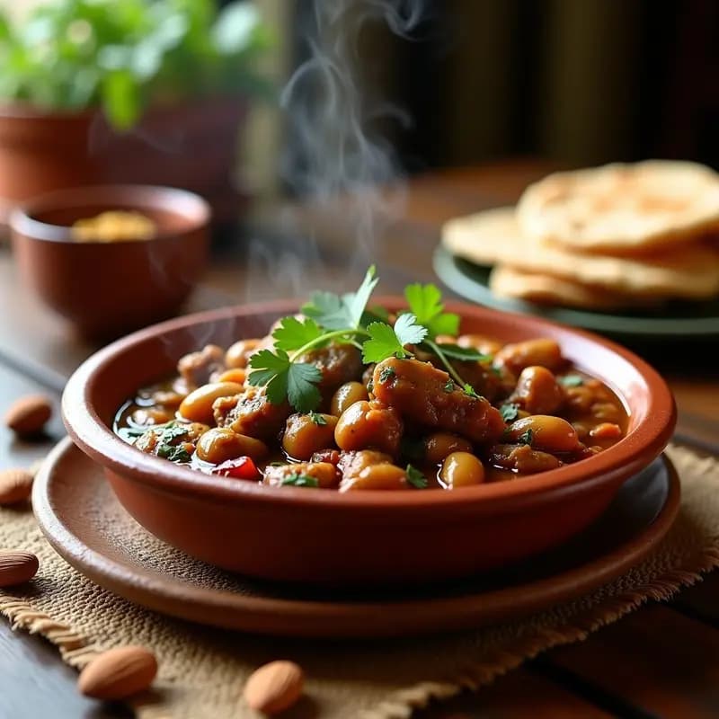 Tagine de Cordero con Dátiles y Almendras: Receta Beréber de Festividad