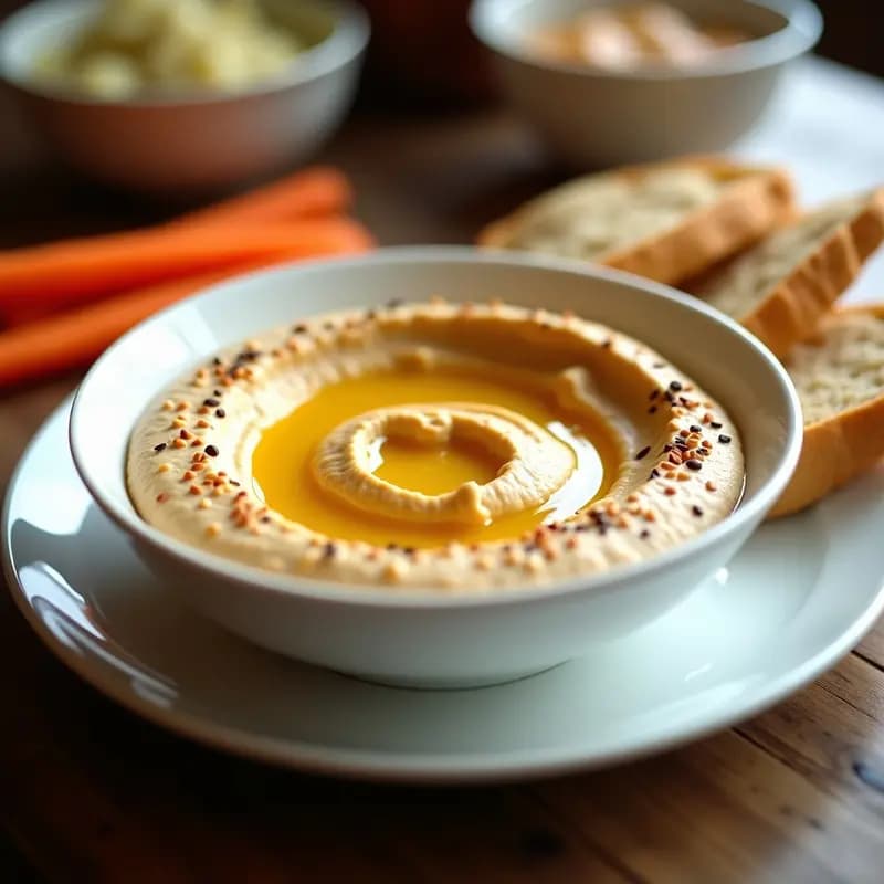 Tahini de Batata y Garbanzos: Hummus Libanes con Toque Dulce en Thermomix