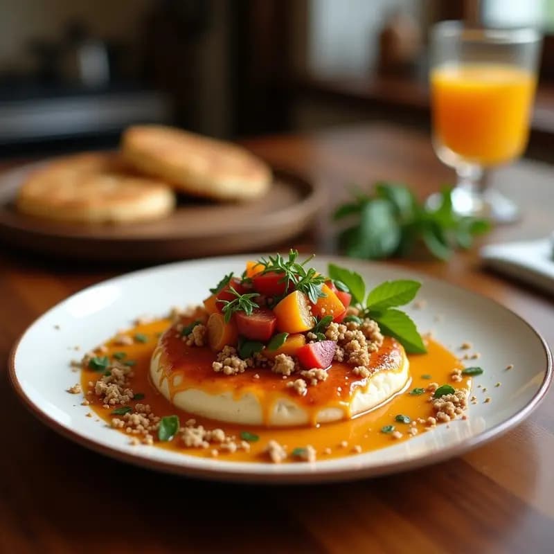 Tahini de Remolacha Asada con Granadas y Zumo de Naranja: Dip Libanés Innovador