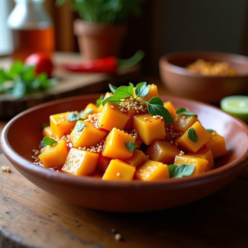 Tajín de Queresa con Salsa de Guayaba y Chile de Árbol: Receta Mexicana Gourmet en Airfryer