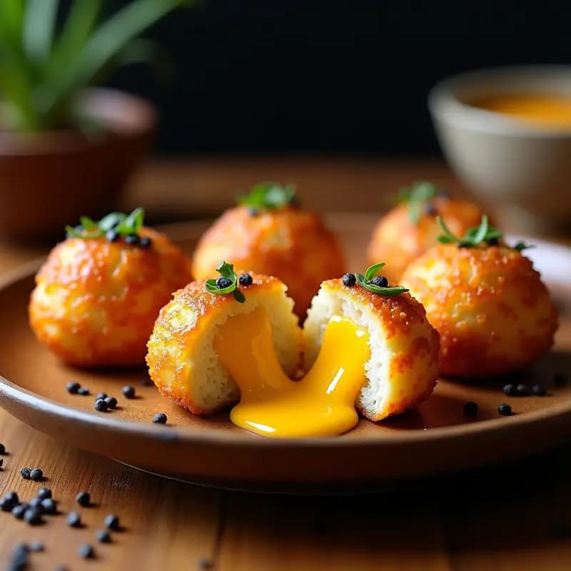 Takoyaki de Coliflor y Queso: Versión Low-Carb de la Receta Japonesa Clásica