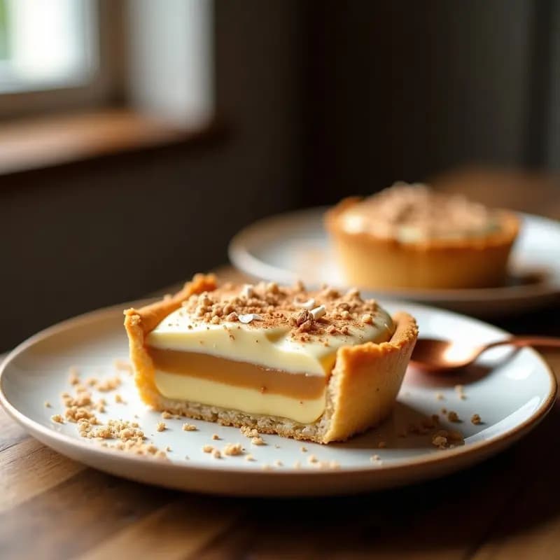 Tarta de Galletitas con Dulce de Leche Vegano: Postre Argentino Sin Horno