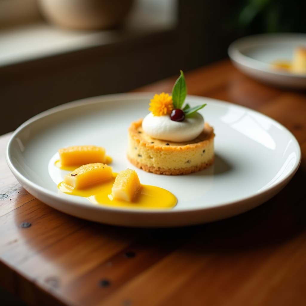 Tartaleta de Baobab y Coco con Crema de Maracuyá: Postre Africano Sin Azúcar