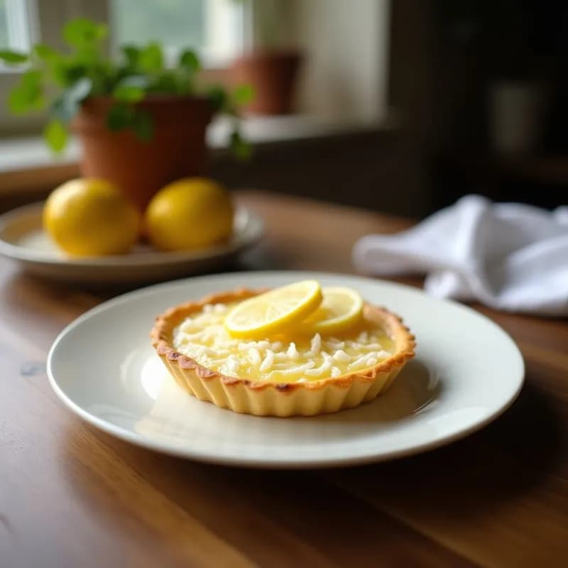 Tartaleta de Coco y Limón Vegana: Receta Sin Horno y Sin Azúcar en 10 Minutos