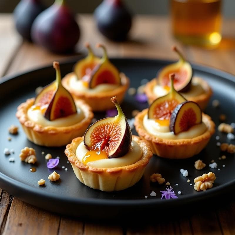 Tartaleta de Foie Gras Gratinado con Higos Caramelizados: Receta Gourmet en 25 Minutos con Toque Dulce-Salado