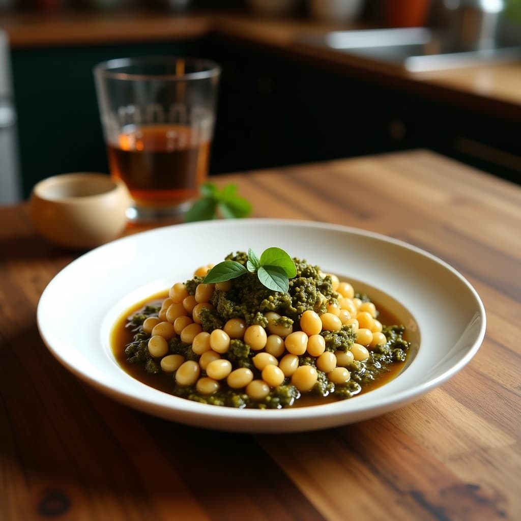 Tartaleta de Garbanzos y Alcachofa con Pesto de Rúcula: Receta Vegana en Airfryer con Toque Mediterráneo