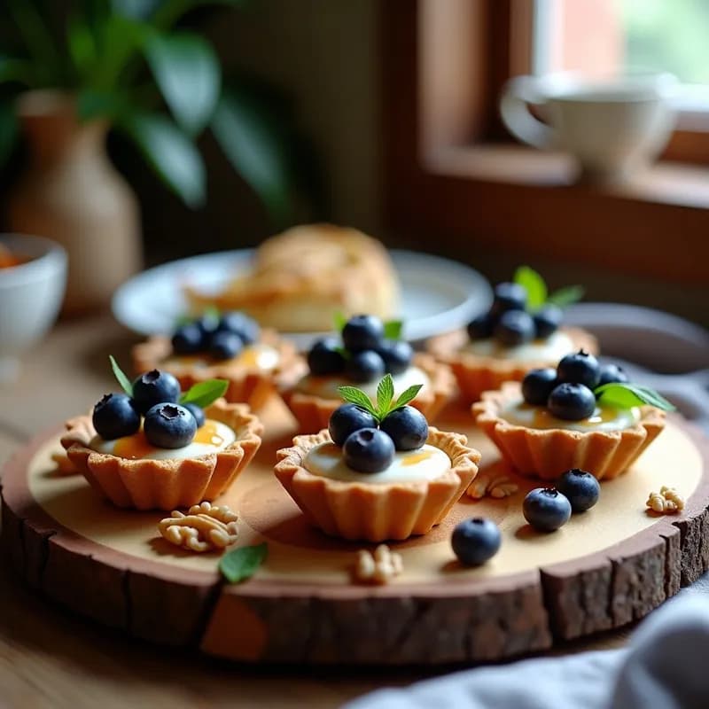 Tartaletas de Nueces y Miel Vegana: Receta Sin Horno y Alta en Omega-3