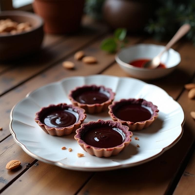Tartaleta de Remolacha y Chocolate Negro: Receta Umami Sin Harina en 25 Minutos